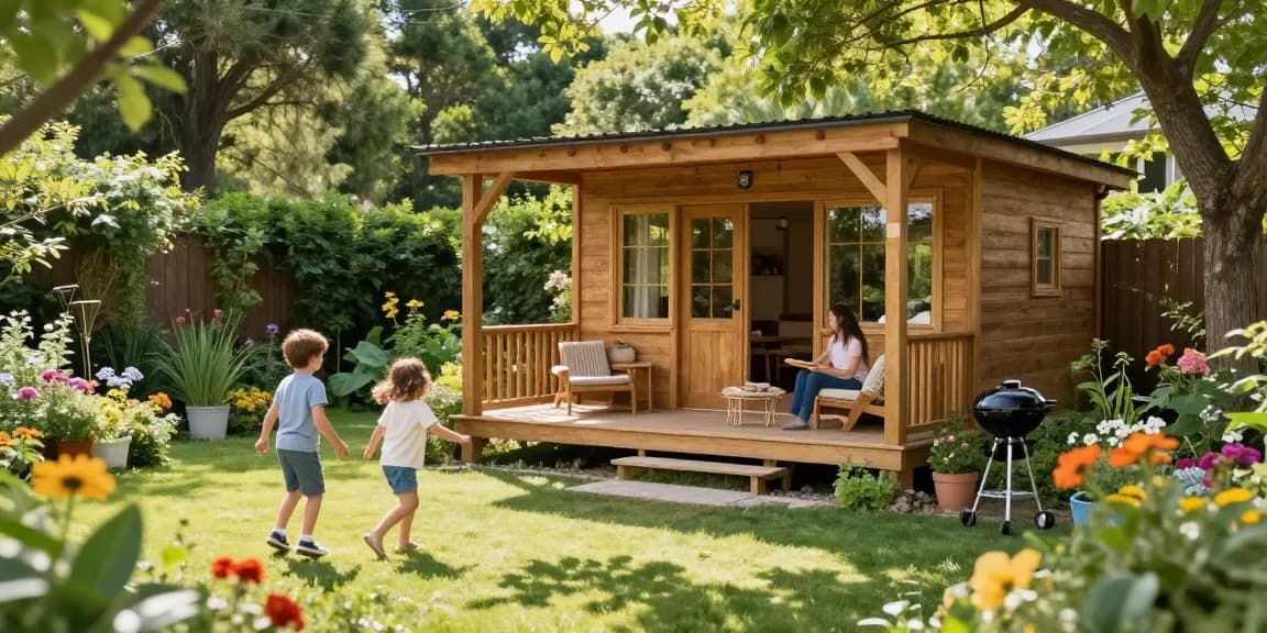 Gartenhäuser von McGarden24: Hochwertige Holzkonstruktionen im perfekten Gartenumfeld.