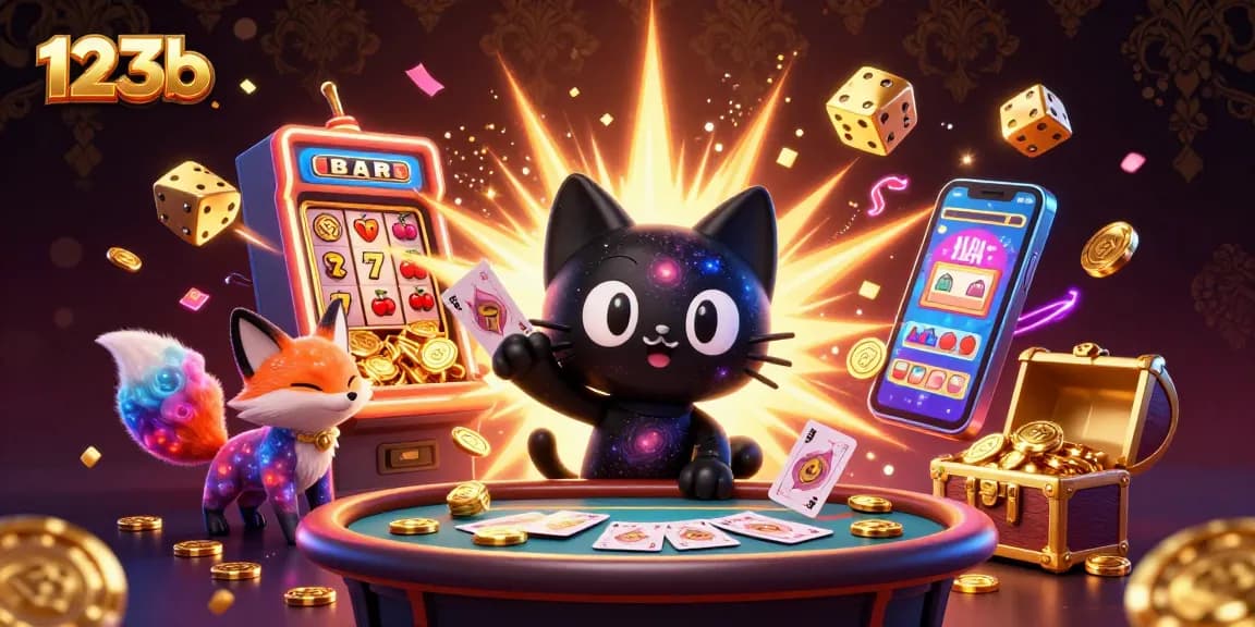 Experience thrilling gameplay at 123b with vibrant slot machines and jackpots bursting with excitement.