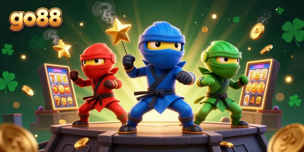 Engage with go88's thrilling slots experience featuring ninja chameleons.