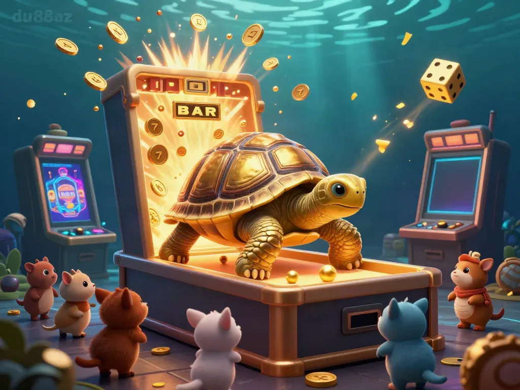 Win big at du88az with an exciting slot machine and golden tortoise pinball action!