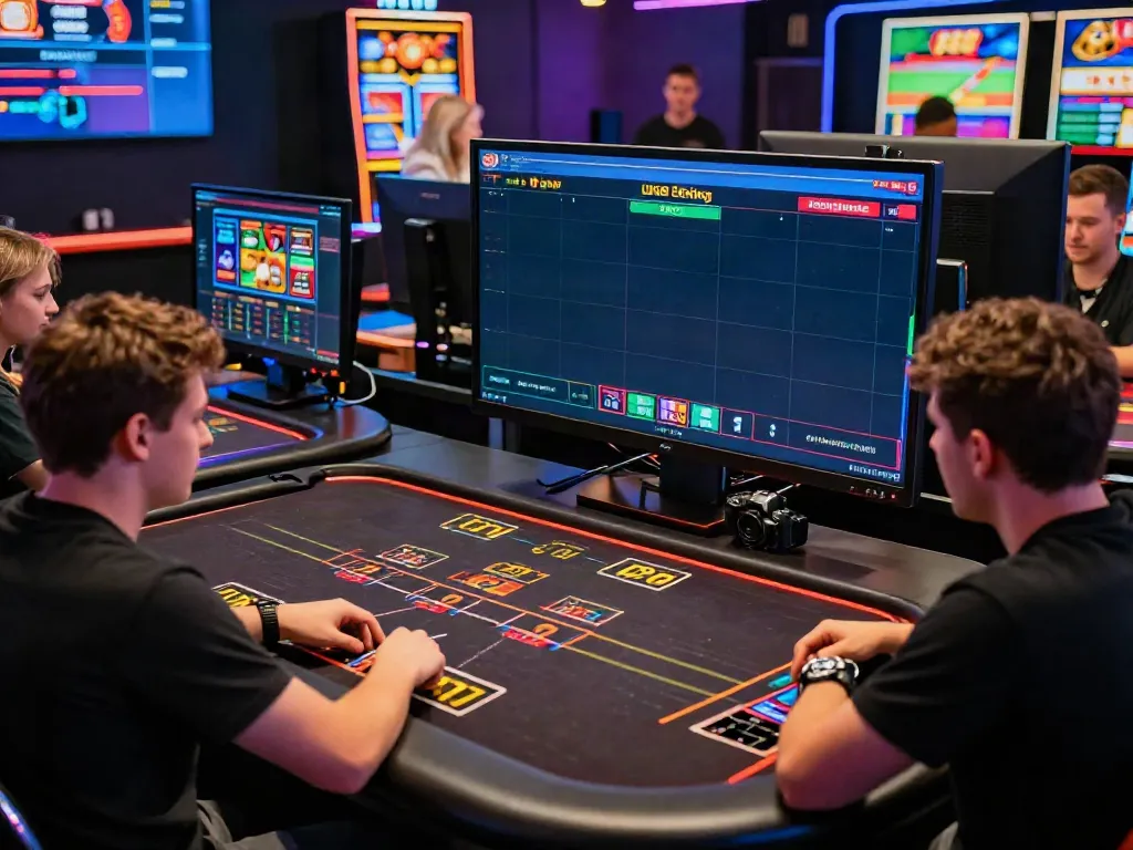 Exciting UK88 online betting scene showcasing diverse players engaging in sports and live games.