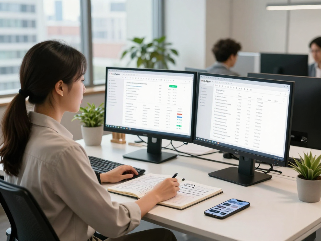 Wissen / Blog-Hub: Digitales Marketing Büro mit HubSpot Tracking und Teamarbeit.