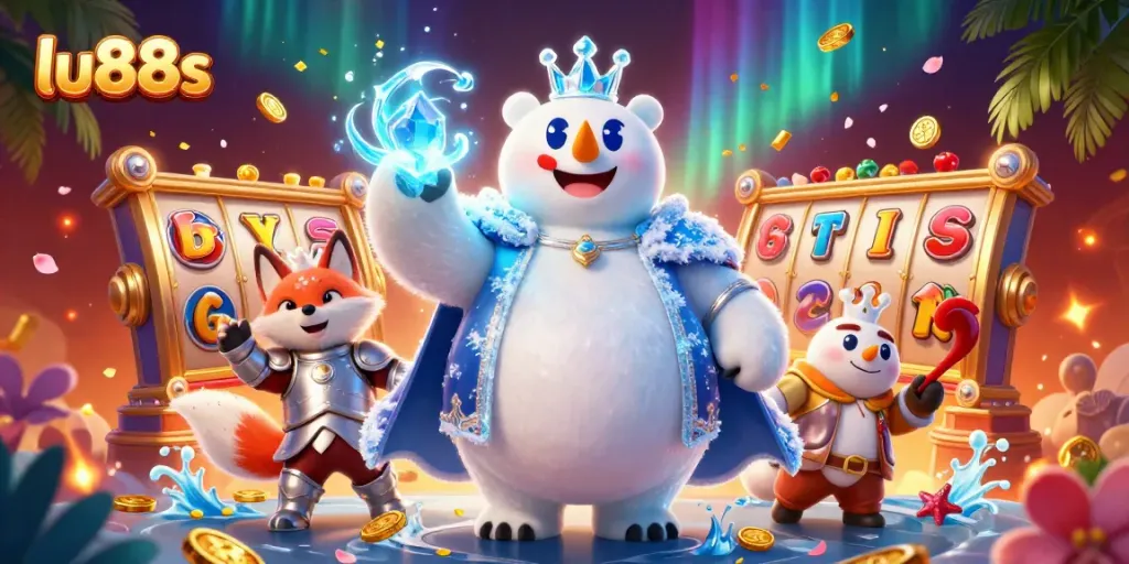 Engage in epic wins at lu88s with vibrant slot reels and magical gaming elements.