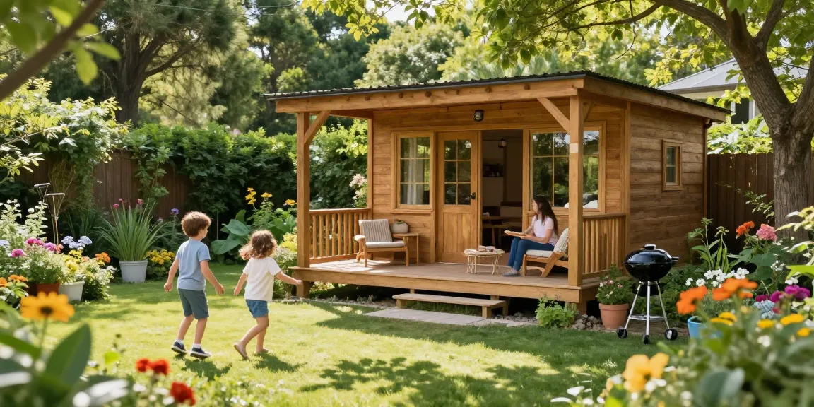 Gartenhäuser von McGarden24: Hochwertige Holzkonstruktionen im perfekten Gartenumfeld.