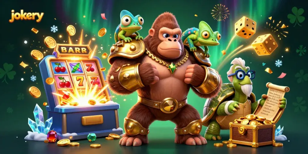 Experience the excitement at jokery Casino with vibrant characters and exhilarating jackpot elements.