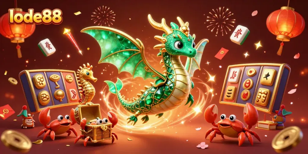 Engage with lode88's thrilling gaming experience, featuring a royal seahorse guard and treasure-filled adventure.