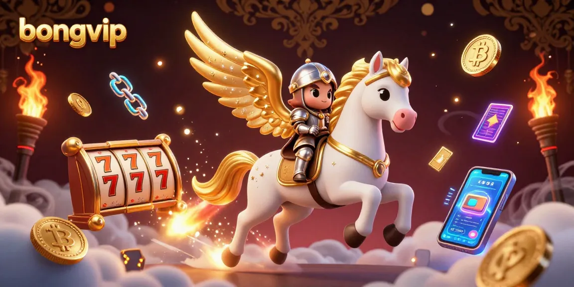 Experience thrilling gameplay at bongvip's online casino with the celestial horse and knight.